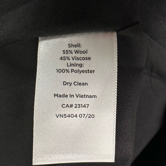 Talbots Women's size 16P Black White Checkerboard Print Skirt - Picture 7 of 7